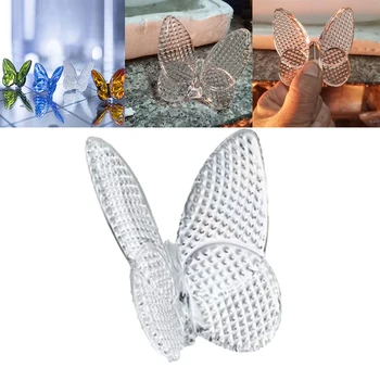 Трайно кристал Crystal Лъки Butterfly с прозрачен дизайн, подходящи за различни стилове на оформяне на дома, партита и удобства