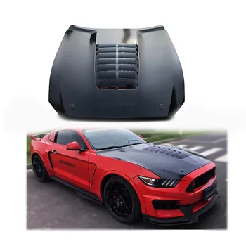 Гореща разпродажба, конвертиране на предния капак в спортен стил, качулка GT500, алуминиев преден капак за Ford Ford Mustang 2015-2017