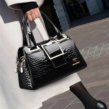 2023 Нови чанти през рамо от крокодилска кожа Ежедневна чанта Bolsos Луксозна дизайнерска чанта Маркови чанти през рамо за жени