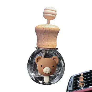 Авто Аромат Празна стъклена бутилка Сладък Флакон с освежителя Духове Скоба за парфюми отдушник Дифузор етерични масла за ароматерапия