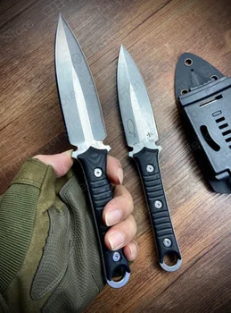 Нож Micro OTF Tech SBD201 Нож от прахова стомана M390 Черно G10Handle Джобен нож за самозащита на открито