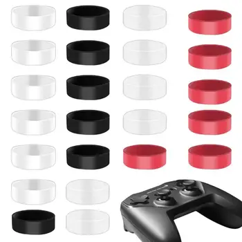 Защитни пръстени за игра джойстик 24шт, против износване силиконов пръстен за джойстик, поддържани от Steam Deck // Контролер Switch Pro