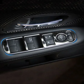 Аксесоари RHD LHD от неръждаема стомана за Honda Vezel HRV HR-V 2015 - 2021 Бутони за управление Стеклоподъемником, панел на Кутията