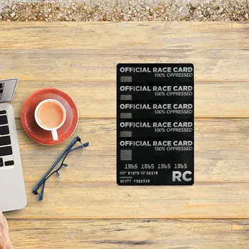 Ламиниран подарък PVC Черно-бяла официалната състезателна карта, Кредитна карта, надминава всичко Карта привилегии Карта