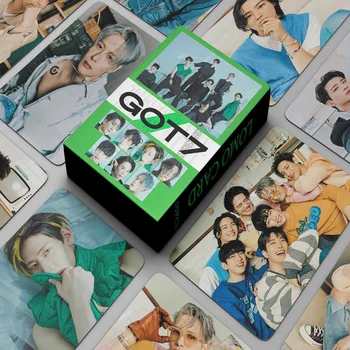 55 бр./компл. КАРТИЧКИ Kpop GOT7 LOMO от новия си албум God of Love: Last Piece Фотокарточки K-pop GOT7 HD подарък на феновете