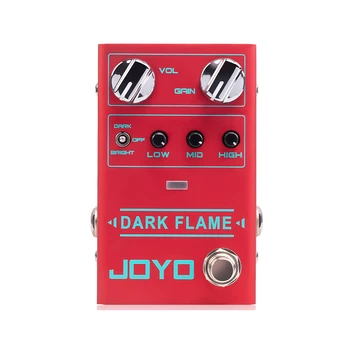 JOYO R-17 Dark Flame Гитарная Педала Ефекти на 3-Лентов Еквалайзер Метален Звук С Висок коефициент на усилване на Ефектите на Изкривяване Гитарная Педала на резервни Части За Китарист