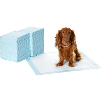 Подложки за урина кучета и кученца Basics с изтичане быстросохнущим дизайн за приучения да гърне, стандартна попиваща способност, обикновен размер