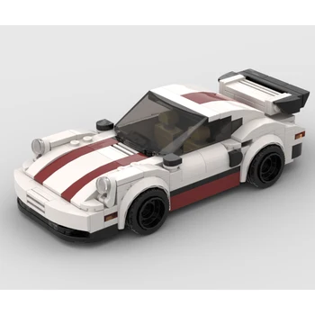 243 БР MOC Speed Champion Маркова Модел на Спортен Автомобил градивните елементи на Технологията на Състезания Креативна Събрана Детска Играчка За Подарък