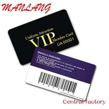 Изработена по поръчка печатна пластмасова карта на член на клуба за лоялност на VIP PVC с приятна цена