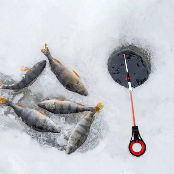 Прибиращи подледные въдици 2023 Winter Carbon Ice Fishing Rod Дръжка спиннинга Дръжка за лед риболов риболовен Прът за риболов риболов на лед