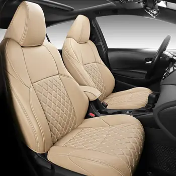 Калъфи за седалки от изкуствена кожа с пълно покритие, изработени по поръчка, подходящи за Toyota Corolla 2020-2022 г.