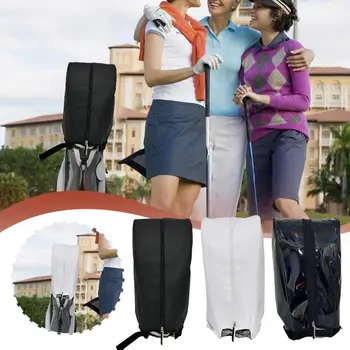 1 бр. Калъфче за сака за голф са от PVC, водоустойчив калъф за чанти за голф, Прахоустойчив калъф за голф с дождевиком за съхранение, Dur O9n2
