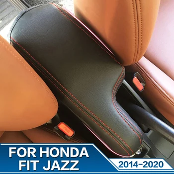 1БР За Honda Jazz Fit 2014 2015 2016 2017 2018 2019 2020 Автомобилни Подлакътници Капак Кутии за Декорация на Централната Конзола Аксесоари За Интериора