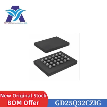 Нов Оригинален GD25Q32CZIG GD25Q32CZIGY GD25Q32CZIGR Маркиране на устройството: Спецификация на серия от ФЛАШ чипове памет 25Q32CZIG BGA-24 6x4 NOR