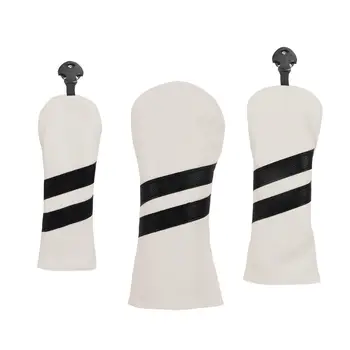 комплект шапки за стикове за голф 3x, креативни изкуствени шапки със сменяеми елементи